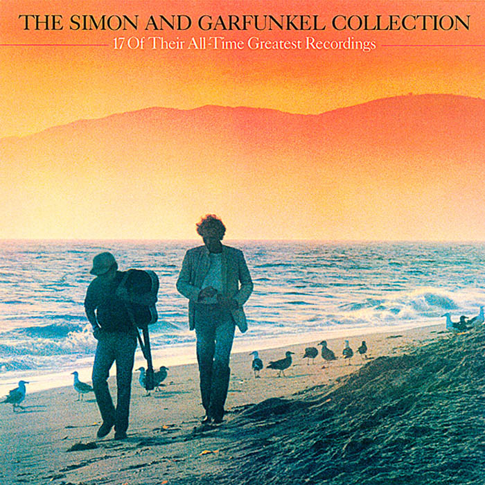 Simon and Garfunkel, "17 Of Their All-Time Greatest Recordings", okładka Rosław Szaybo